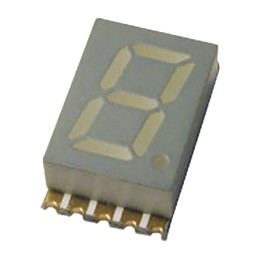 5 pcs - KCSA03-105 Kingbright 7-Segment LED Display, CA Red 27 mcd RH DP 7.6mm