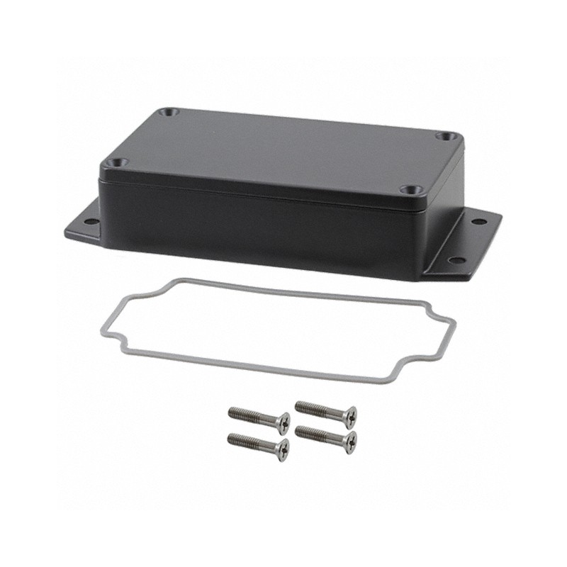 1 pcs : AN-2852-AB - BOX ALUM BLACK 4.53'L X 2.56'W