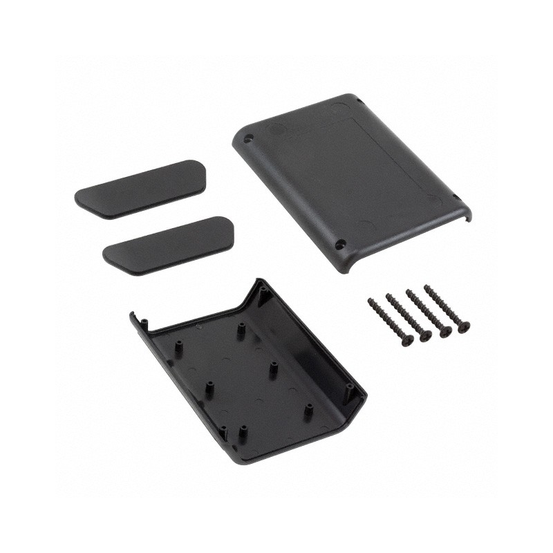 1 pcs : PC-11535 - BOX ABS BLACK 5.004'L X 3.8'W