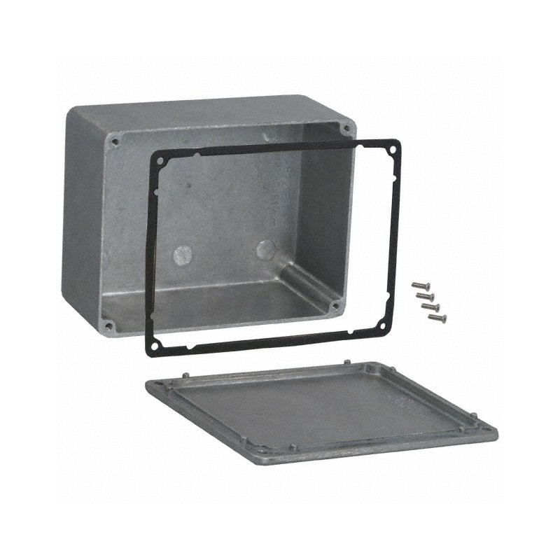 1 pcs : CN-5705 - BOX ALUM NAT 4.548'L X 3.566'W