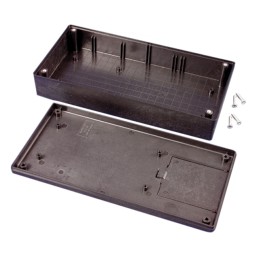 1 pcs : 1599RFIHBKBAT - BOX PLASTIC BLK 8.66'L X 4.33'W