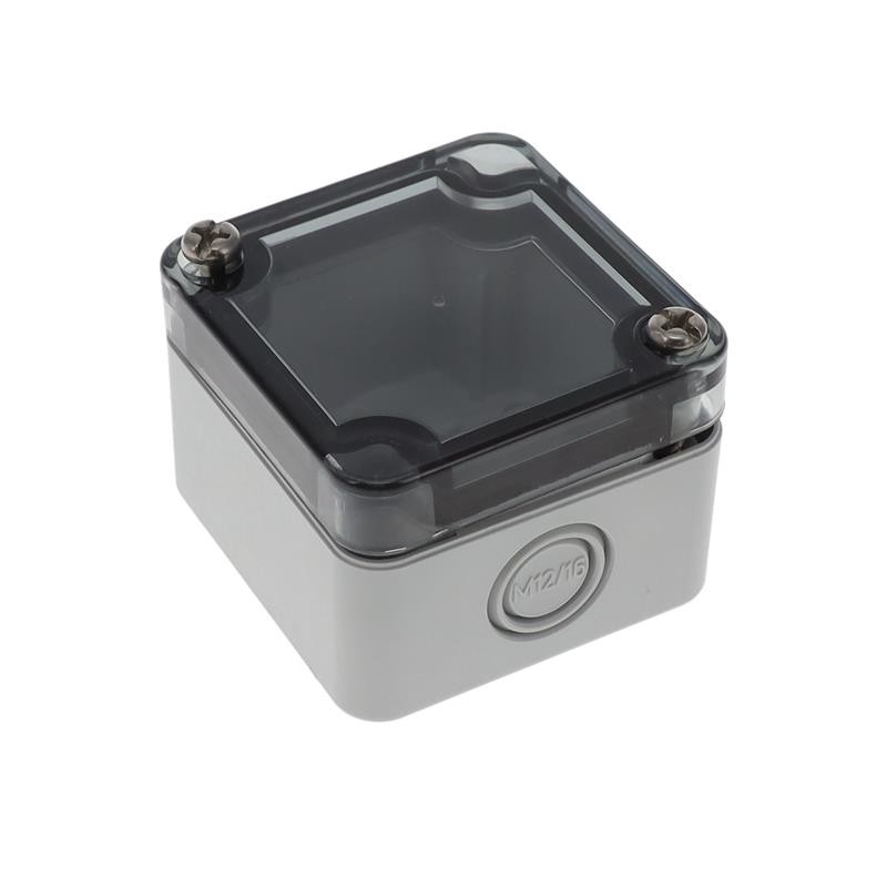 1 pcs : 137-455 - BOX PLASTIC GRAY/CLR