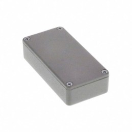 1 pcs : 1590GGY - BOX ALUM GRAY 3.94'L X 1.97'W