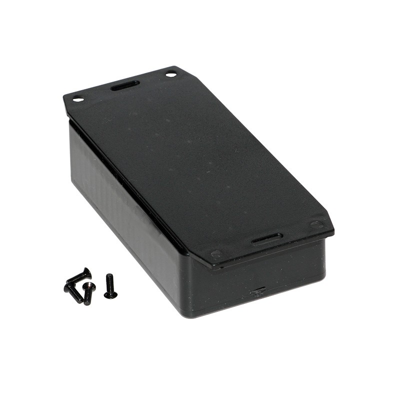 1 pcs : 1591BF2BK - BOX PLASTIC BLACK 4.4'L X 2.44'W