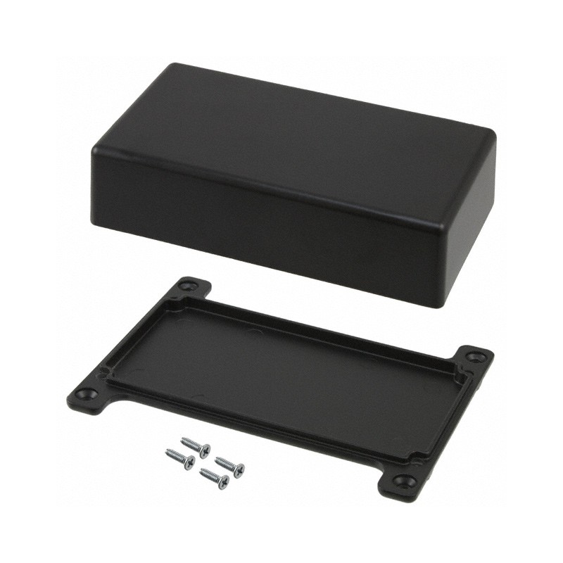 1 pcs : CU-5124-B - BOX ALUM BLACK 4.38'L X 2.38'W