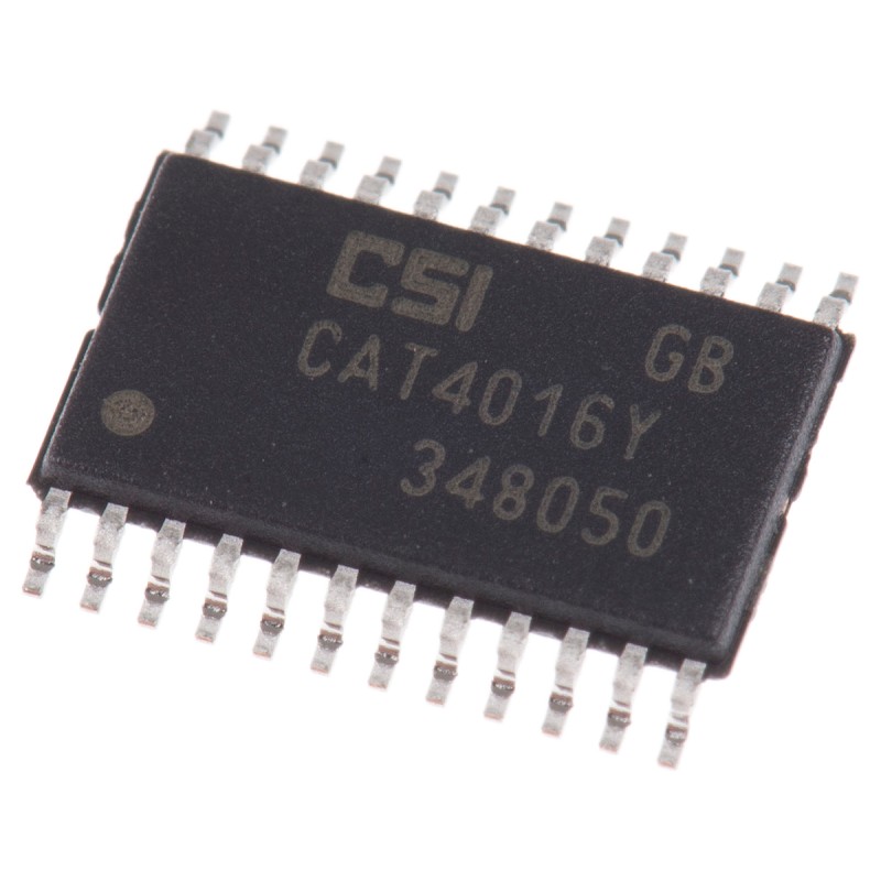 5 pcs - onsemi CAT4016Y-T LED Driver IC, 3 - 5.5 V dc 1.6A 24-Pin TSSOP