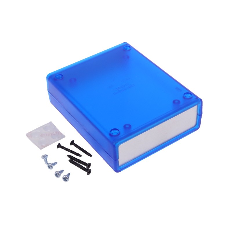 1 pcs : 1593BBALTBU - BOX PLAS TRN BLU 3.75'L X 3.04'W