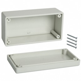 1 pcs : 1594DSGY - BOX PLASTIC GRAY 5.18'L X 2.61'W