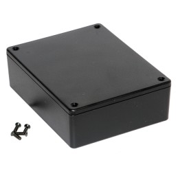 1 pcs : 1591XXGBK - BOX PLASTIC BLK 4.82'L X 3.78'W