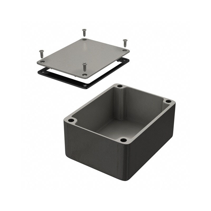 1 pcs : 1550WC - BOX ALUM 4.53'L X 3.54'W