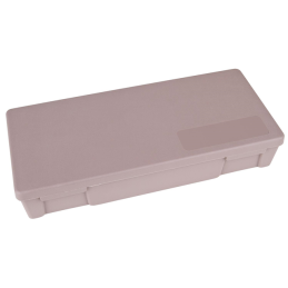 1 pcs : 6667VB - BOX PLAS TAUPE 13.5'L X 5.75'W