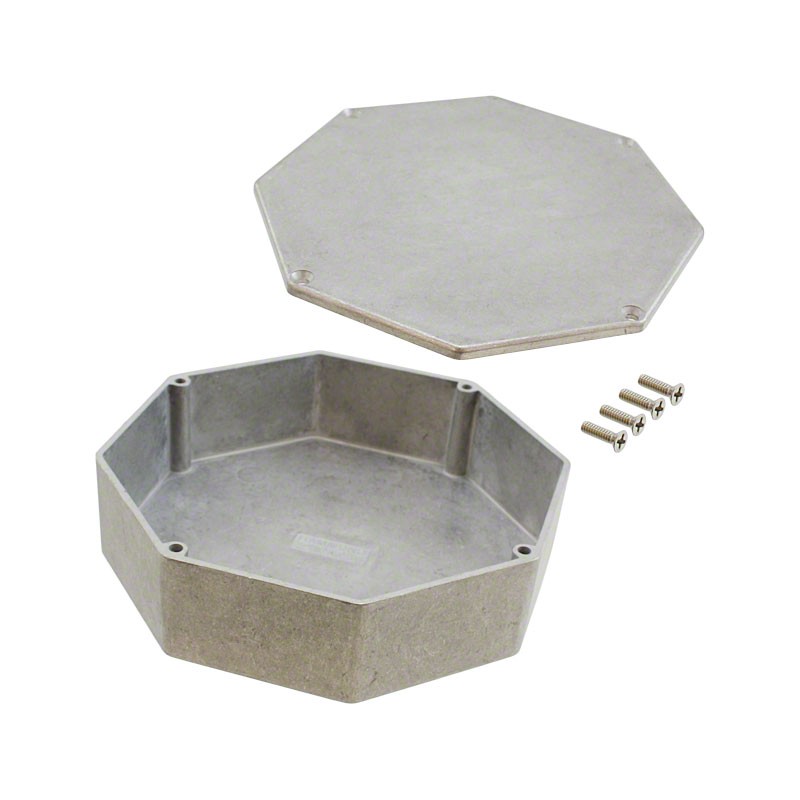 1 pcs : 1590STPC - BOX ALUM 5.23'L X 5.23'W