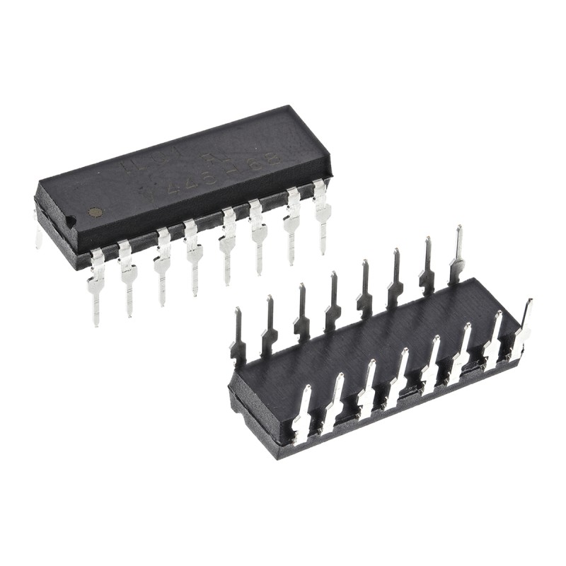 5 pcs - Vishay, ILQ1 DC Input Transistor Output Quad Optocoupler, Through Hole, 16-Pin PDIP