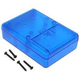 1 pcs : 1593PALTBU - BOX PLAS TRN BLU 3.62'L X 2.62'W