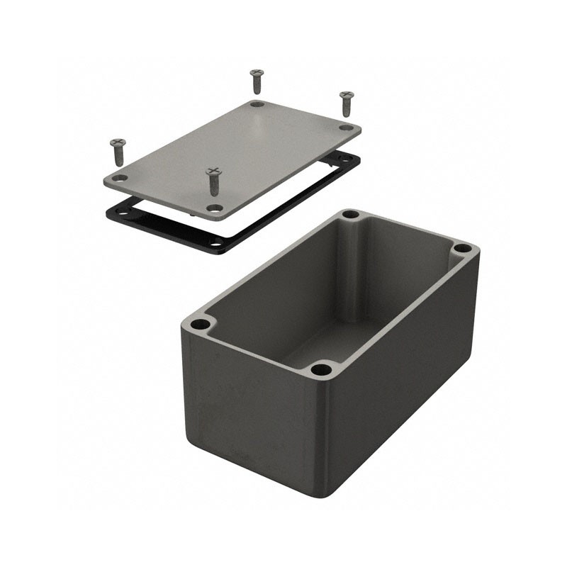 1 pcs : 1550WB - BOX ALUM 4.51'L X 2.52'W