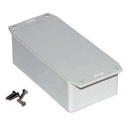 1 pcs : 1591CF2GY - BOX PLASTIC GRAY 4.72'L X 2.56'W