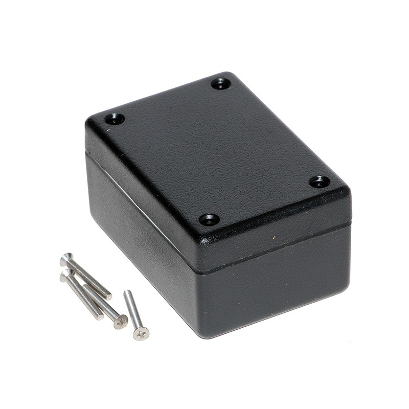 1 pcs : 1594BWBK - BOX PLASTIC BLK 3.19'L X 2.21'W