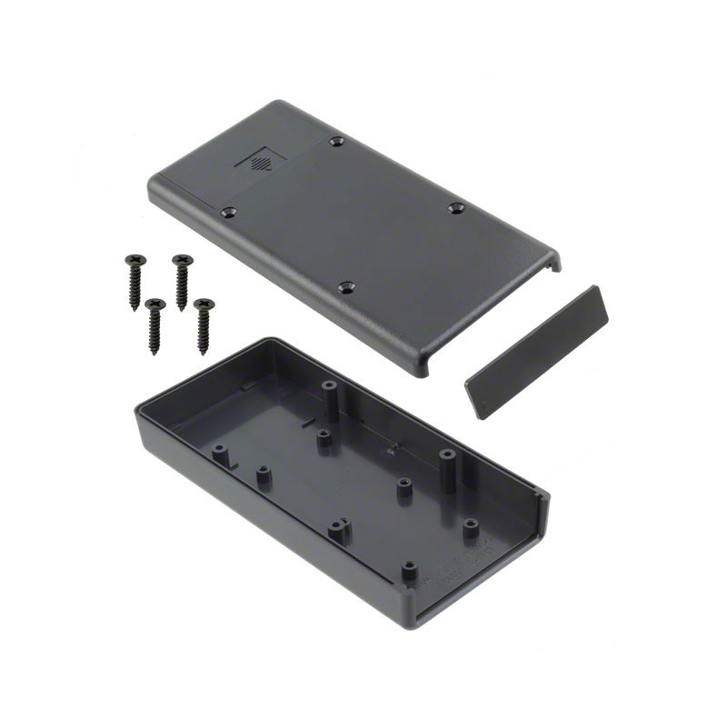 1 pcs : HP-3664-B - BOX ABS BLACK 5.51'L X 2.6'W