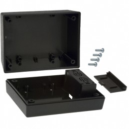1 pcs : 233I,BK - BOX ABS BLACK 4.38'L X 3.25'W
