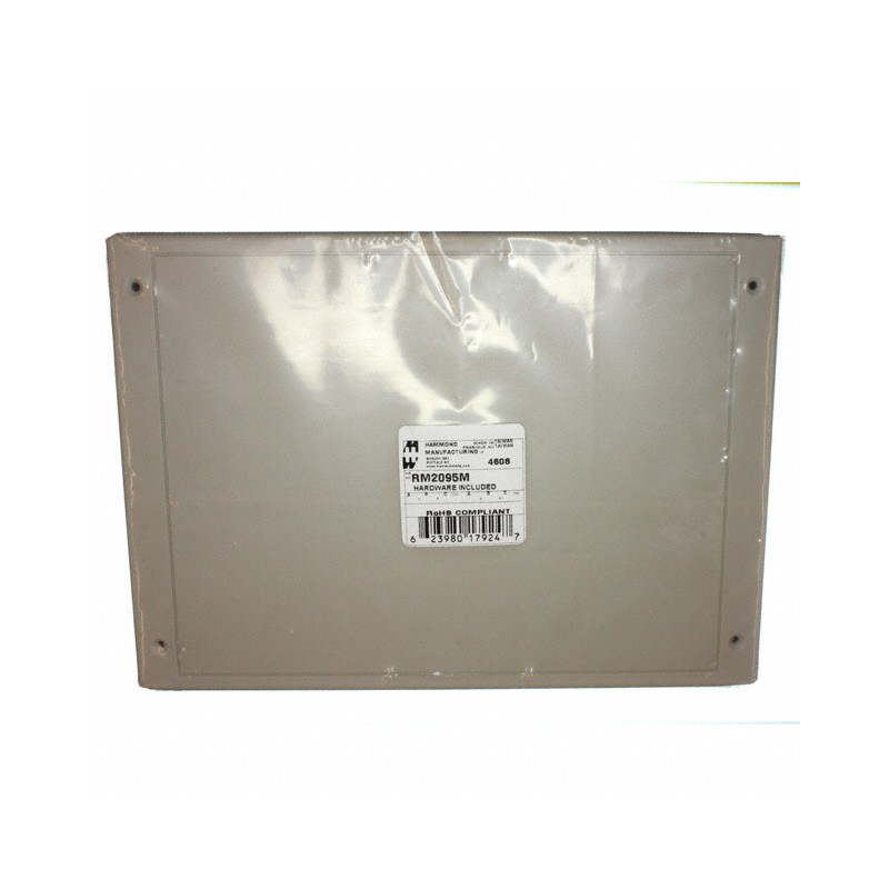 1 pcs : RM2095M - BOX ABS GRAY 9.84'L X 7.09'W