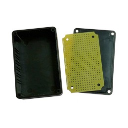 1 pcs : B03-7100 - BOX ABS BLACK 3'L X 1.9'W