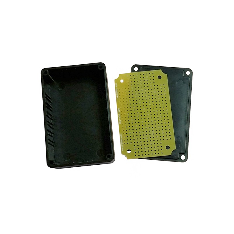 1 pcs : B03-7100 - BOX ABS BLACK 3'L X 1.9'W