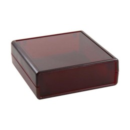 1 pcs : BOX2-P14-RT - ENCLOSURE ABS RED 4.33'LX4.13'W
