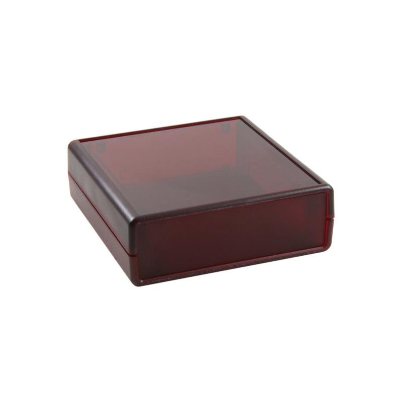 1 pcs : BOX2-P14-RT - ENCLOSURE ABS RED 4.33'LX4.13'W