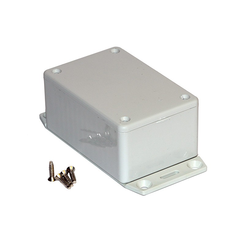 1 pcs : 1591LF2GY - BOX PLASTIC GRAY 3.35'L X 2.21'W