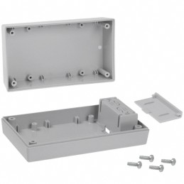 1 pcs : 252,GY - BOX ABS GRAY 5.62'L X 3.25'W