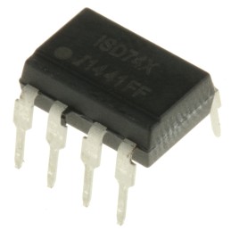 5 pcs - Isocom, ISD74X DC Input Phototransistor Output Dual Optocoupler, Through Hole, 8-Pin PDIP