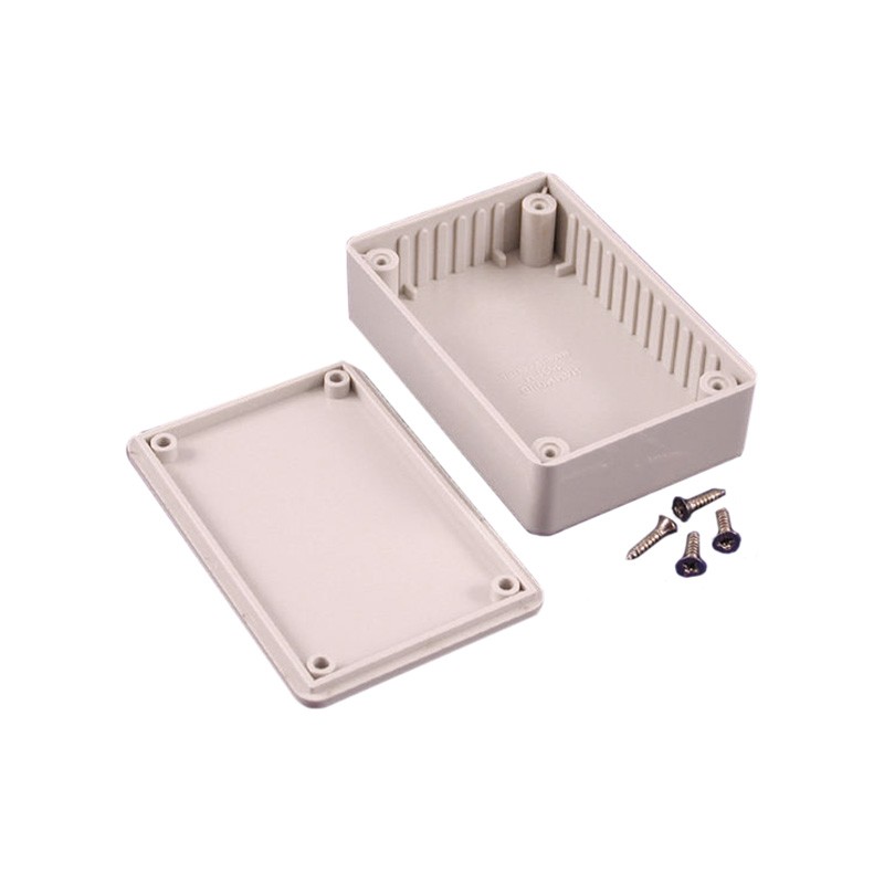 1 pcs : 1591MSGY - BOX PLASTIC GRAY 3.34'L X 2.21'W