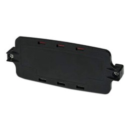 1 pcs : 2230008 - FACEPLATE, COLOR: BLACK, WIDTH: