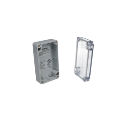 1 pcs : PN-1321-AC - BOX PLASTIC 4.53'L X 2.56'W