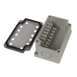 1 pcs : PTT-10683-C - JUNCTION BOX ABS 3.58'L X 2.17'W