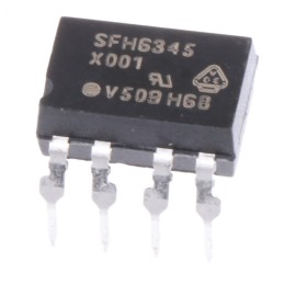 5 pcs - Vishay, SFH6345-X016 DC Input Transistor Output Optocoupler, Through Hole, 8-Pin PDIP
