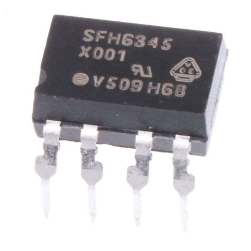5 pcs - Vishay, SFH6345-X016 DC Input Transistor Output Optocoupler, Through Hole, 8-Pin PDIP