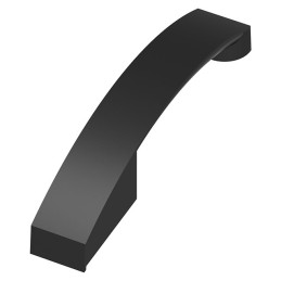 1 pcs : 286 - HANDLE POLY BLACK MTG CTR 6.299'
