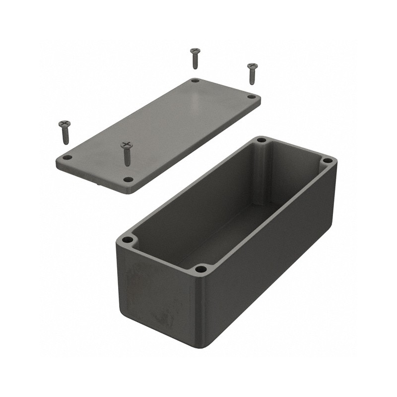 1 pcs : 1550A - BOX ALUM 3.50'L X 1.38'W