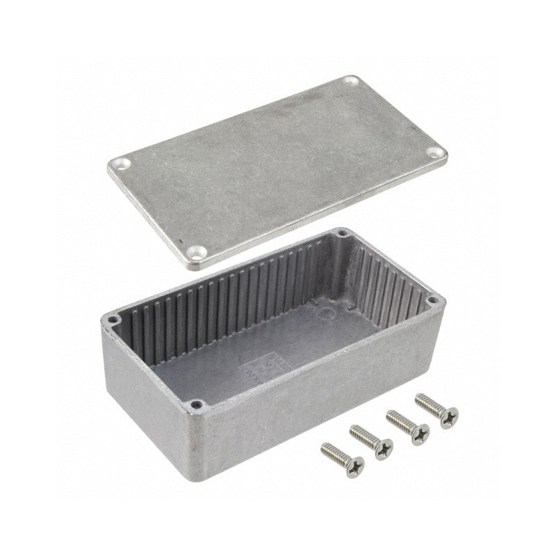 1 pcs : 1590N - BOX ALUM 4.72'L X 2.58'W