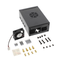 1 pcs : FIT0646 - CASE ALUM BLK 3.540'LX2.630'W