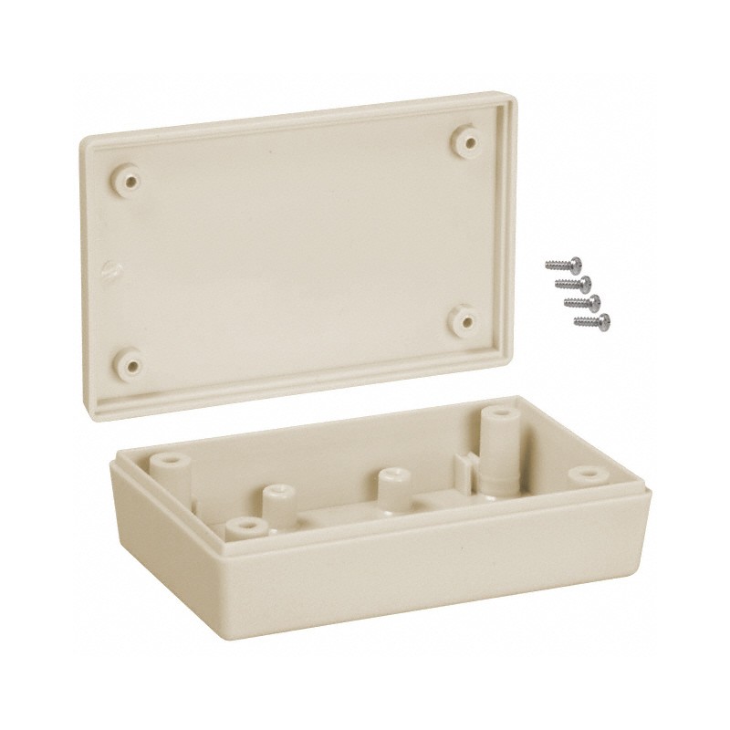 1 pcs : 110I,AL - BOX ABS ALMOND 3.6'L X 2.25'W