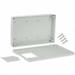 1 pcs : 1599KSGYBAT - BOX PLASTIC GRAY 8.66'L X 5.51'W