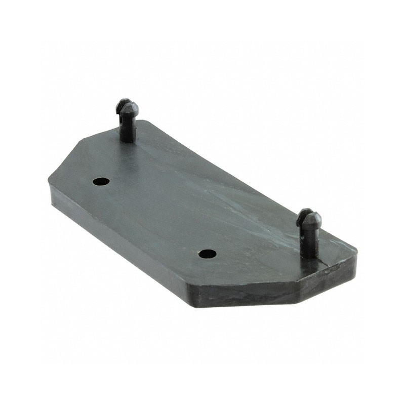 1 pcs : BE123459 - WALL MOUNTING FLANGE BLACK
