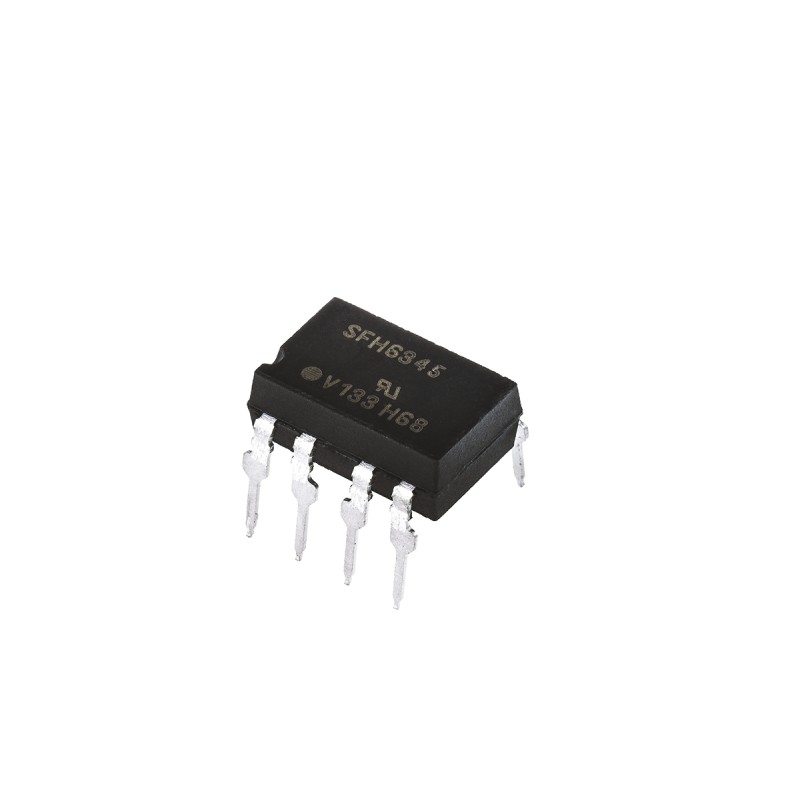 5 pcs - Vishay, SFH6345 DC Input Transistor Output Optocoupler, Through Hole, 8-Pin PDIP