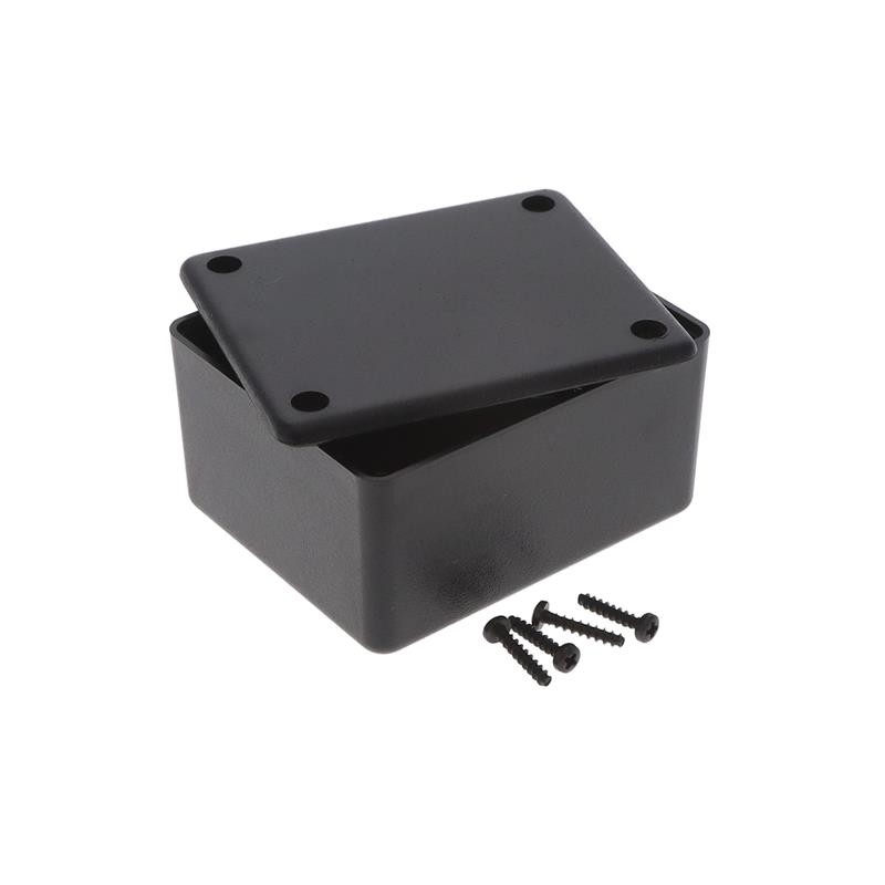 1 pcs : CU-744 - BOX PLASTIC BLACK 3'L X 2.5'W