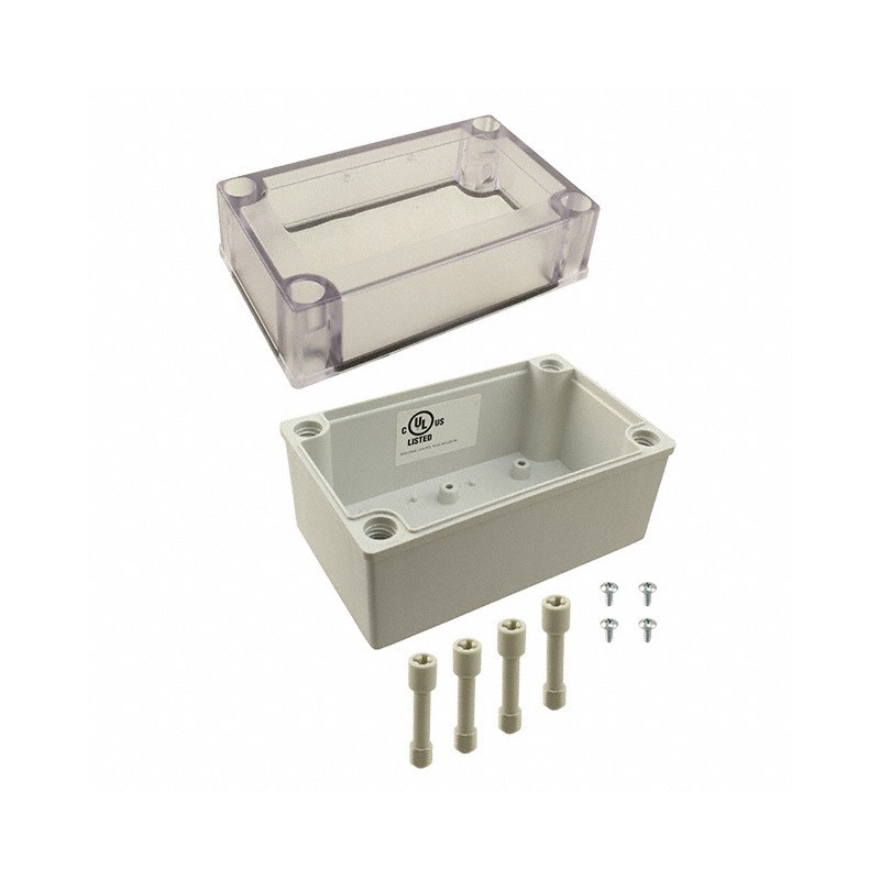 1 pcs : PIP-11763-C - BOX PLASTIC 5.12'L X 3.15'W