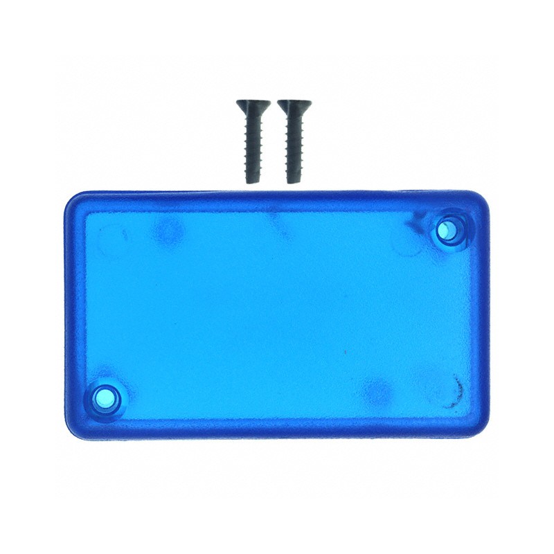 1 pcs : 1551JTBU - BOX ABS TRN BLUE 2.36'L X 1.38'W