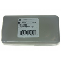 1 pcs : RH3005 - BOX PLASTIC GRAY 5.12'L X 2.66'W