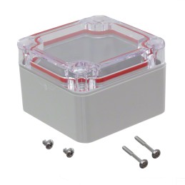 1 pcs : RB22P04C10C - BOX PLASTIC CLR 2.05'L X 1.97'W